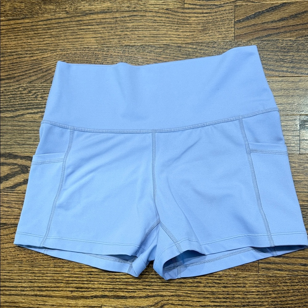 Constantly Varied Gear Light Blue High-Waisted Shorts